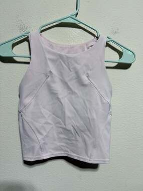Lululemon Wunder Train Racerback Cropped Tank Top